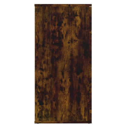 Sideboard Smoked Oak 80x36x75 cm Engineered Wood