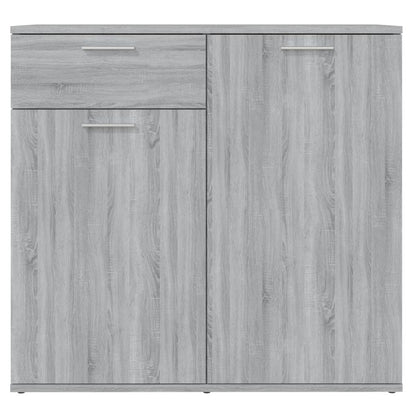 Sideboard Grey Sonoma 80x36x75 cm Engineered Wood