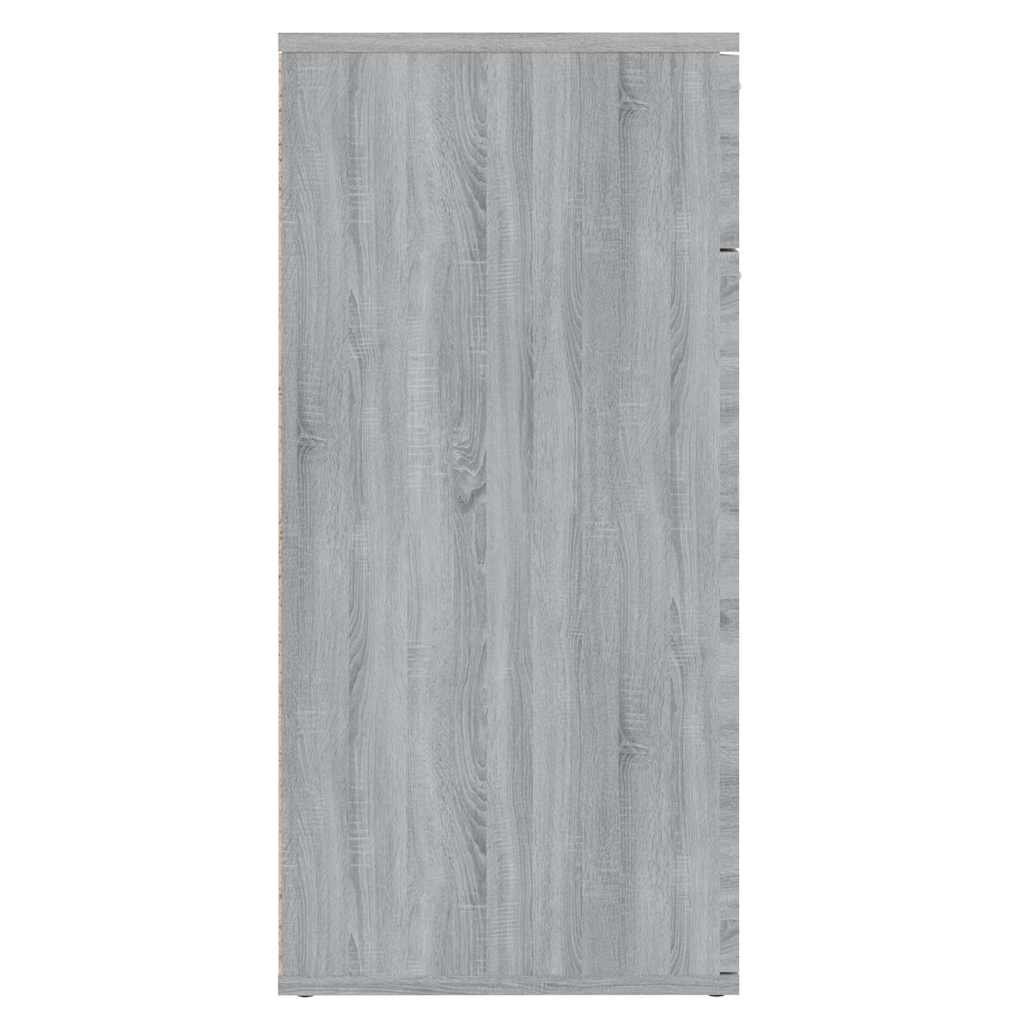 815490 vidaXL Sideboard Grey Sonoma 80x36x75 cm Engineered Wood