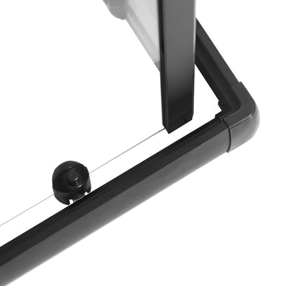 Shower Cabin Half Frosted ESG 80x80x180 cm Black
