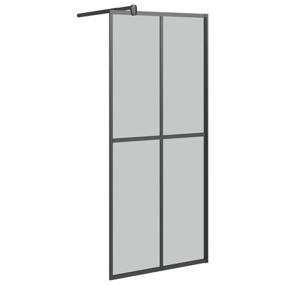 Walk-in Shower Screen 80x195 cm Dark Tempered Glass