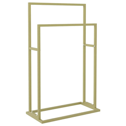 Freestanding Towel Rack Gold 48x24x78.5 cm Iron