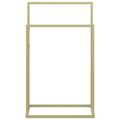 Freestanding Towel Rack Gold 48x24x78.5 cm Iron