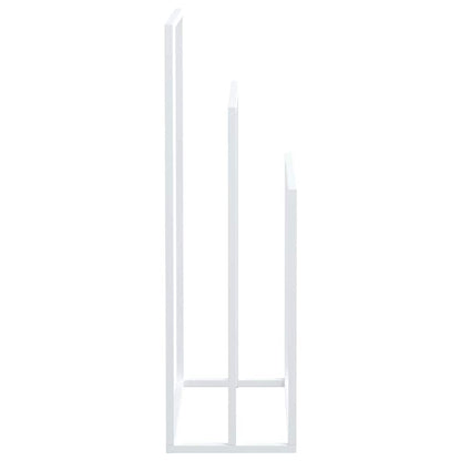Freestanding Towel Rack White 48x24x79 cm Iron