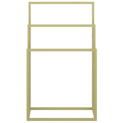 Freestanding Towel Rack Gold 48x24x79 cm Iron