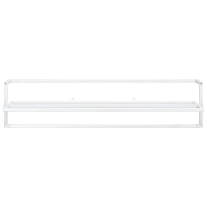 Towel Rack White 95x25x22 cm Iron