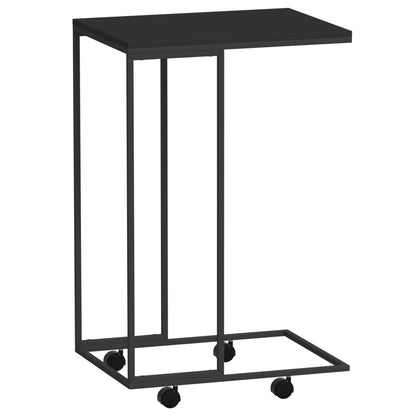 Side Table | Black | Engineered wood, iron | Small |  Portable