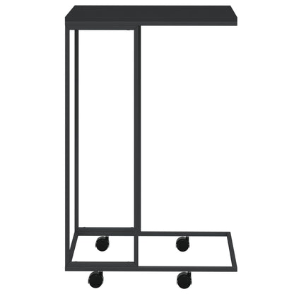 Side Table | Black | Engineered wood, iron | Small |  Portable
