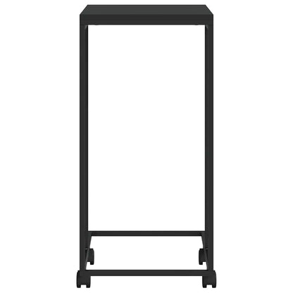 Side Table | Black | Engineered wood, iron | Small |  Portable