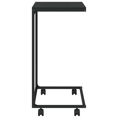 Side Table | Black | Engineered wood | 55x35x70 cm | Portable
