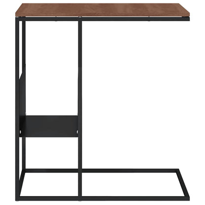 Side Table Black 55x36x59.5 cm Engineered Wood
