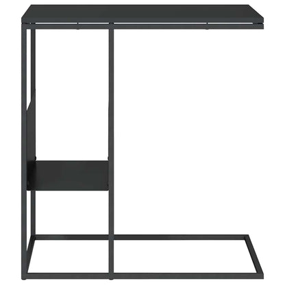 Side Table Black 55x36x59.5 cm Engineered Wood