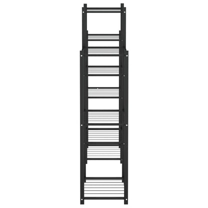 Flower Stand 83x25x100 cm Black Iron