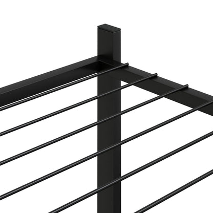 Flower Stand 83x25x100 cm Black Iron