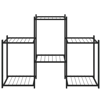 Flower Stand 83x25x60 cm Black Iron