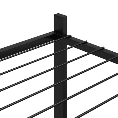 Flower Stand 83x25x60 cm Black Iron