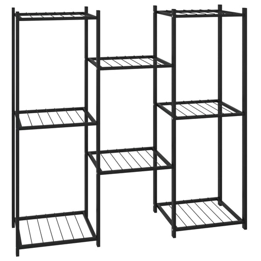Flower Stand 83x25x80 cm Black Iron