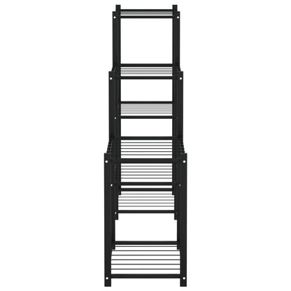 Flower Stand 83x25x80 cm Black Iron