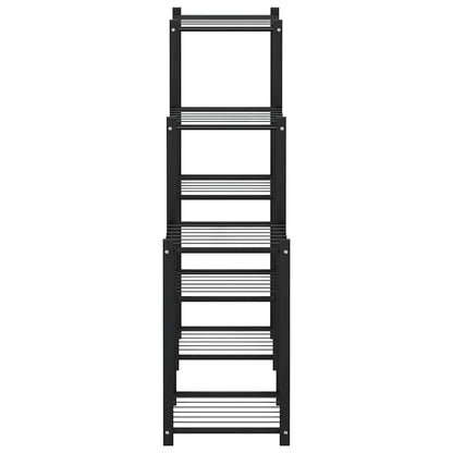 Flower Stand 83x25x80 cm Black Iron