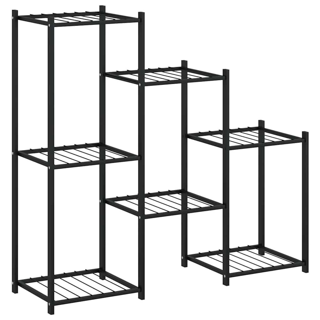 Flower Stand 83x25x80 cm Black Iron