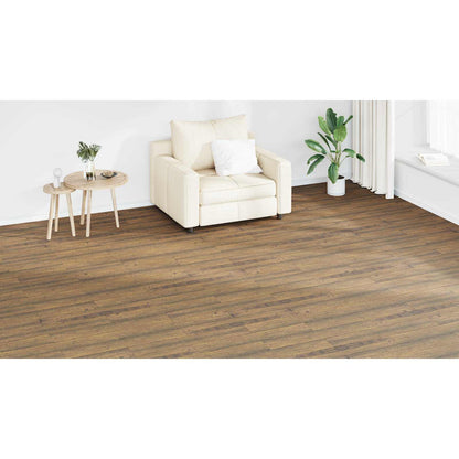 Flooring Planks 18 pcs Walnut Brown 2.51 m² PVC