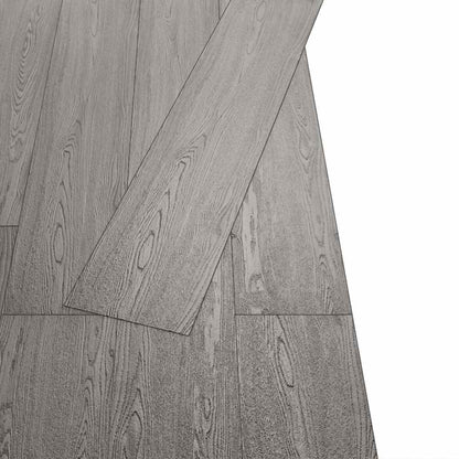 Flooring Planks 18 pcs Dark Grey 2.51 m² PVC