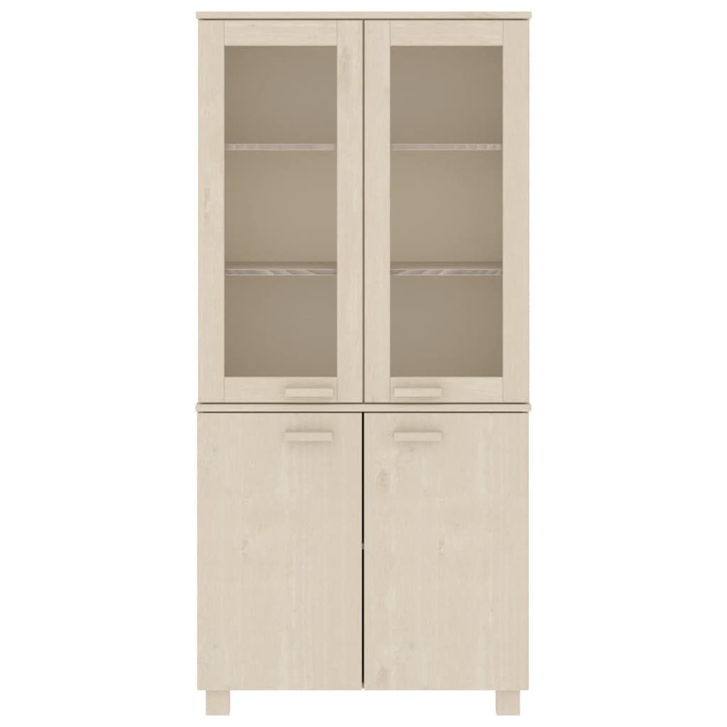 Highboard HAMAR Solid Wood Pine Honey Brown