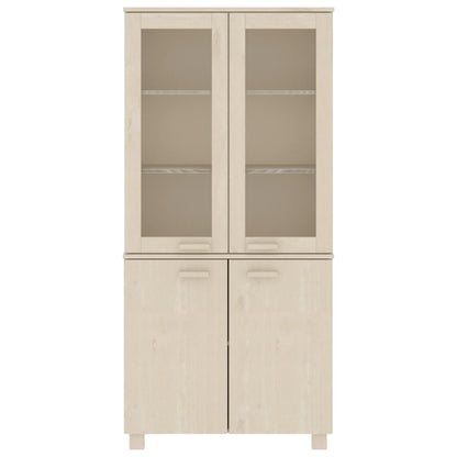 Highboard HAMAR Solid Wood Pine Honey Brown