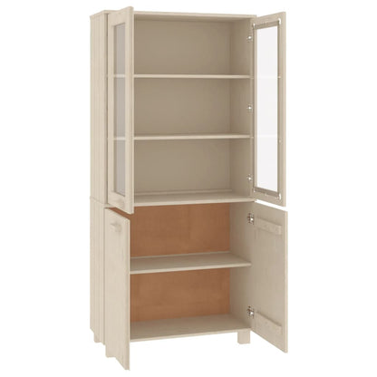 Highboard HAMAR Solid Wood Pine Honey Brown