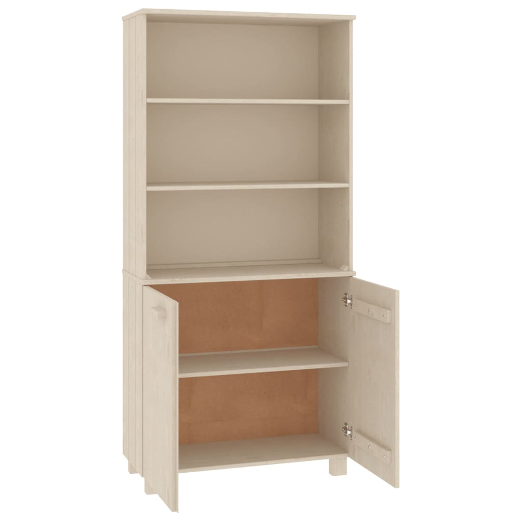 Highboard HAMAR Solid Wood Pine Honey Brown