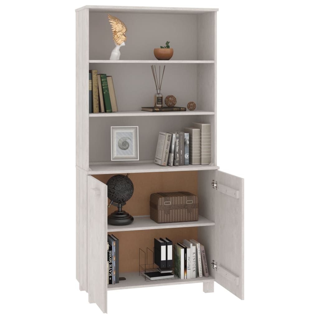 Highboard HAMAR Solid Wood Pine White