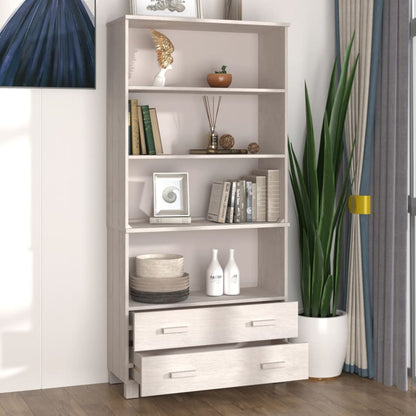 Highboard HAMAR Solid Wood Pine White