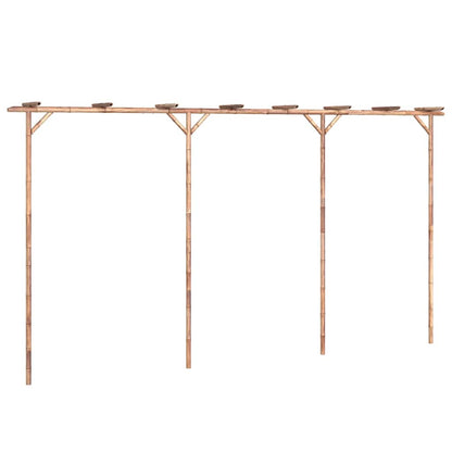 341747 vidaXL Pergola Bamboo 385x40x205 cm