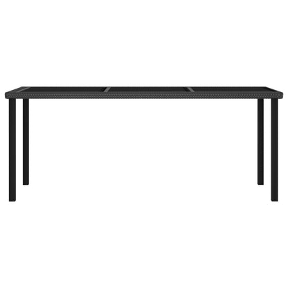 Outdoor Dining Set | Black and Cream