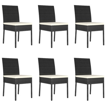 Outdoor Dining Set | Black and Cream