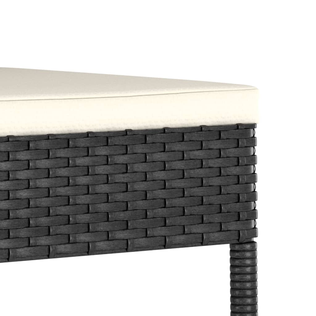 Outdoor Dining Set | Black and Cream