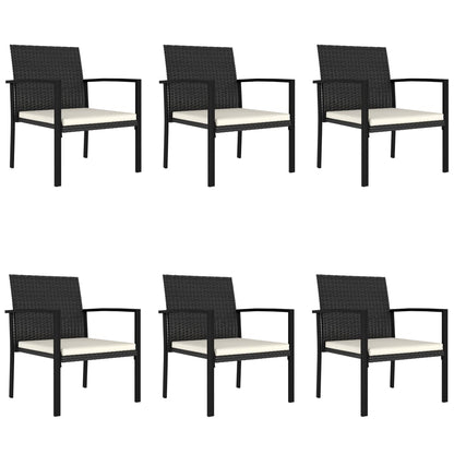 Outdoor Dining Set | Black and Cream