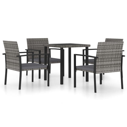 Outdoor Dining Set | Grey and Black