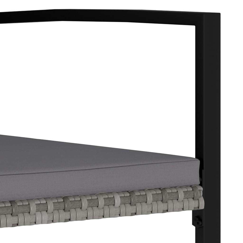 Outdoor Dining Set | Grey and Black