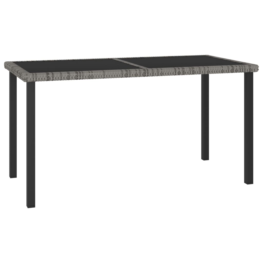 Outdoor Dining Set | Grey and Black