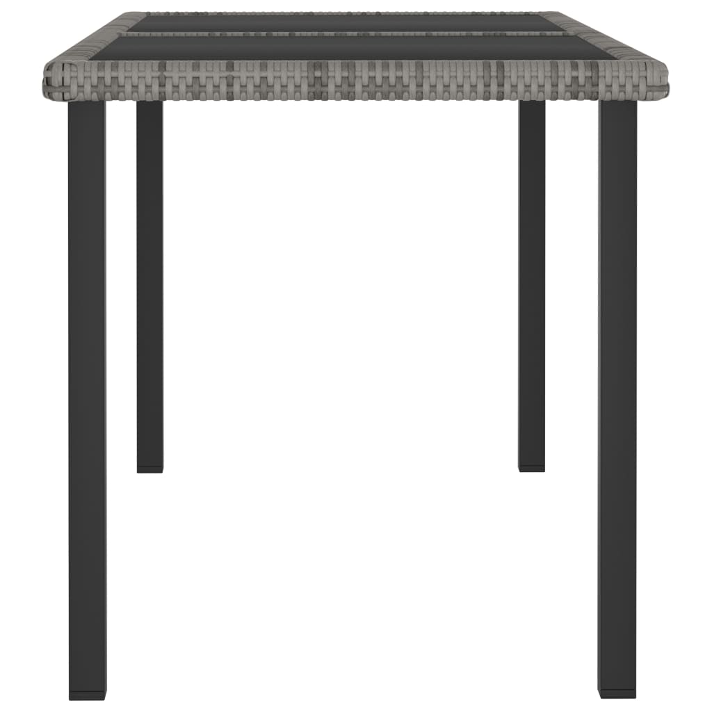 Outdoor Dining Set | Grey and Black