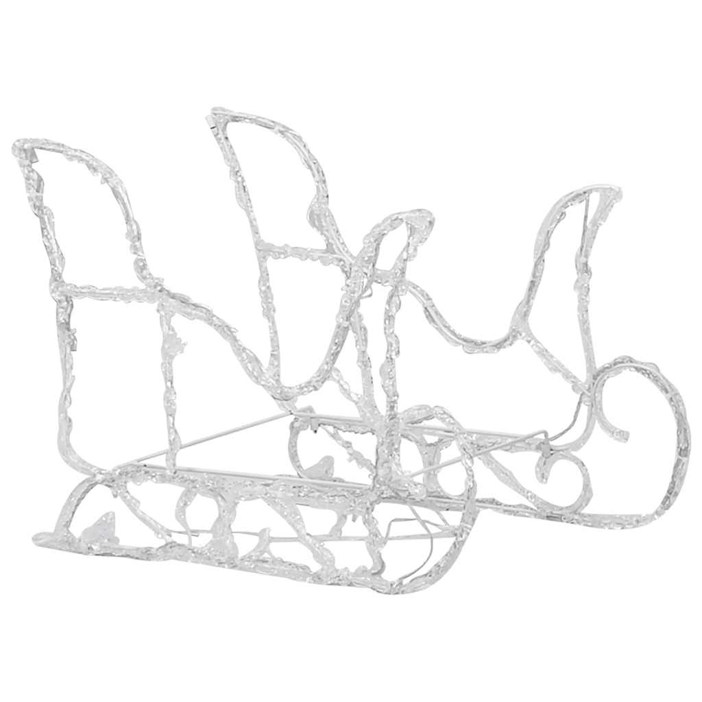 Reindeers & Sleigh Christmas Decoration 320 LEDs Acrylic