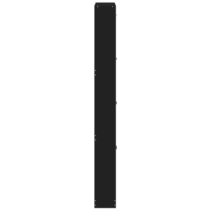 Shoe Cabinet Black 59x17x150 cm Engineered Wood