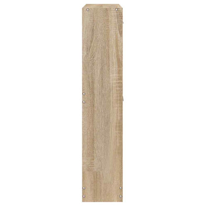 Shoe Cabinet Oak 59x17x81 cm Engineered Wood
