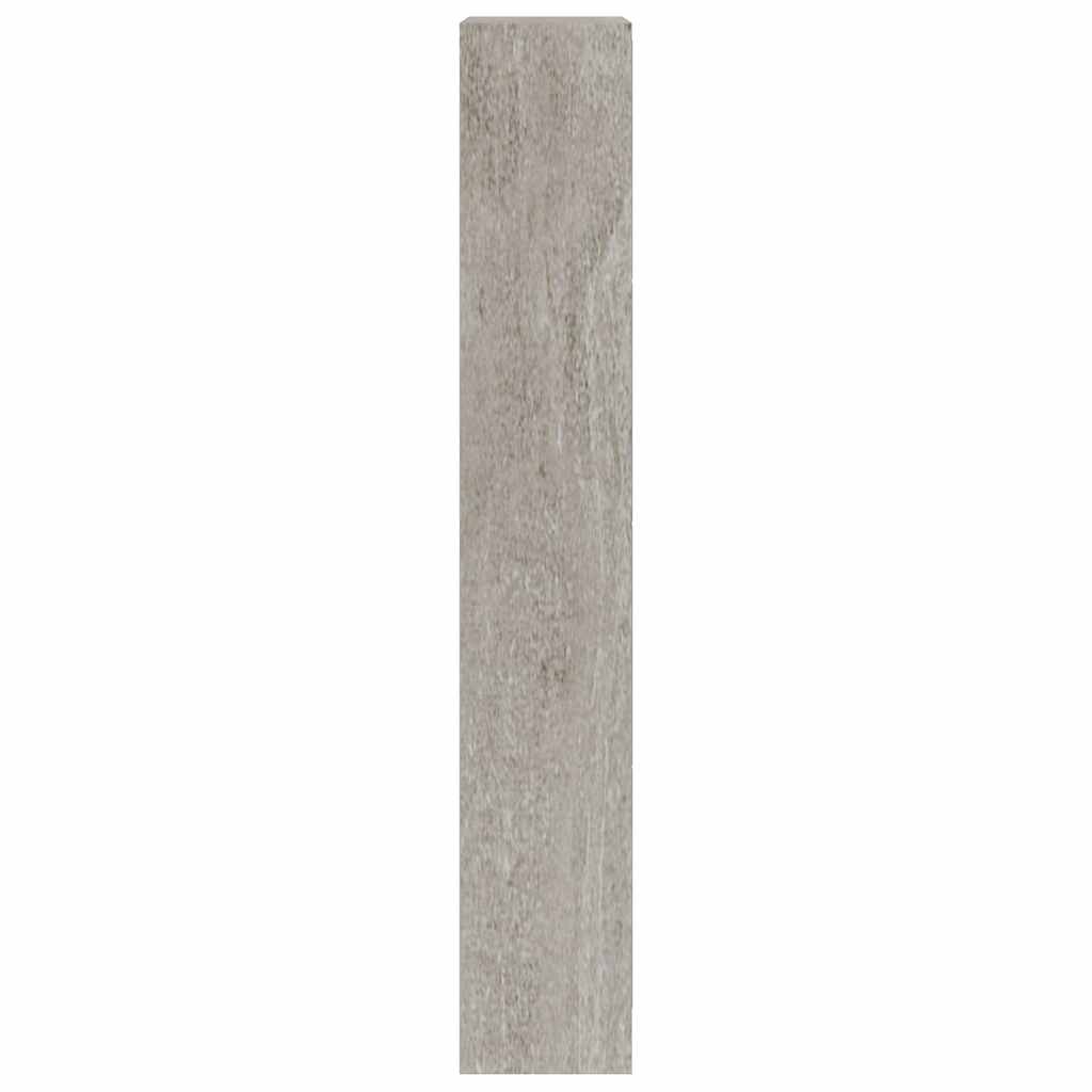 Shoe Cabinet Concrete Grey 63x24x147 cm Engineered Wood