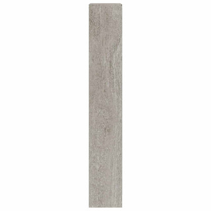 Shoe Cabinet Concrete Grey 63x24x147 cm Engineered Wood