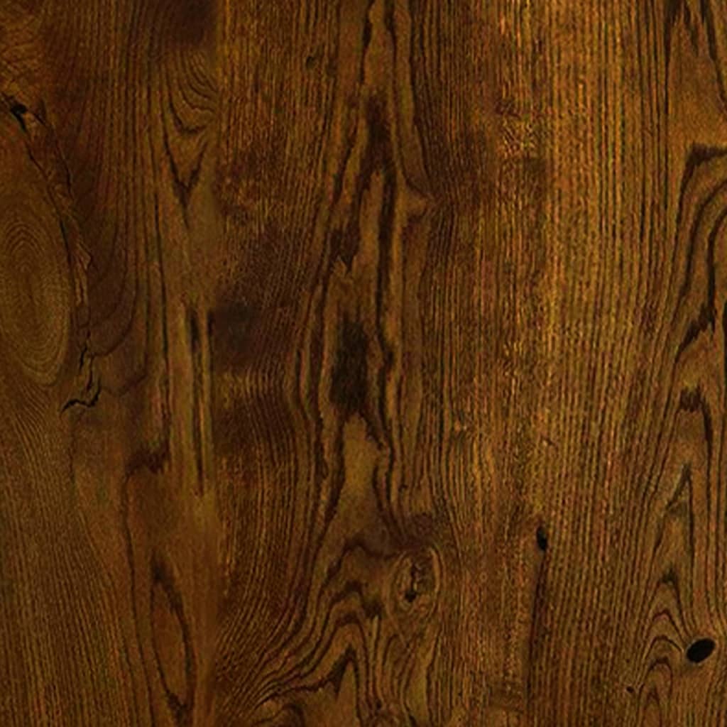 Shoe Cabinet Smoked Oak 63x24x147 cm Engineered Wood