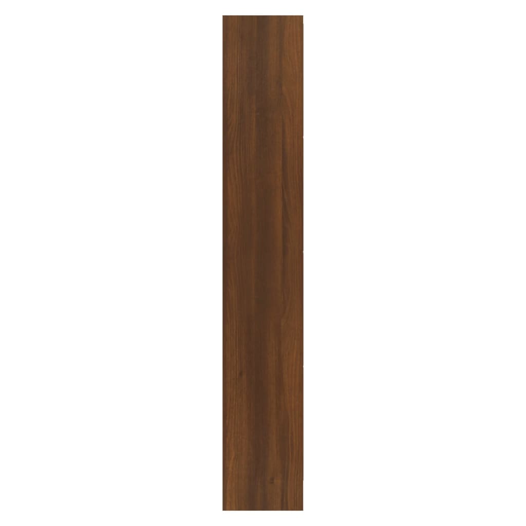 Shoe Cabinet Brown Oak 63x24x147 cm Engineered Wood