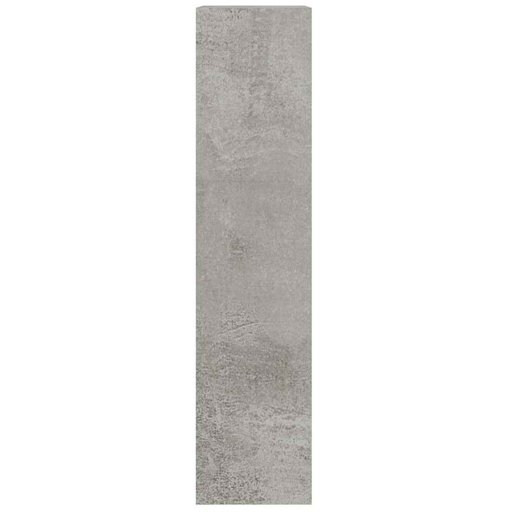 Shoe Cabinet Concrete Grey 63x24x103 cm Engineered Wood