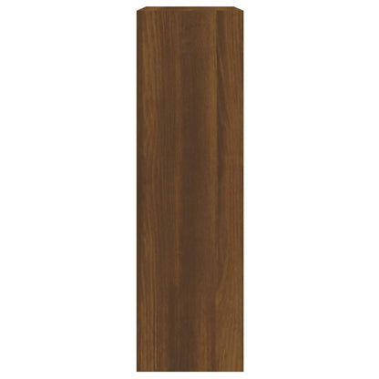 Shoe Cabinet Brown Oak 63x24x81 cm Engineered Wood